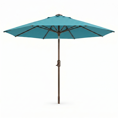 Lighthouse Casual Swirl Tilt Solar Umbrella with LED Lights