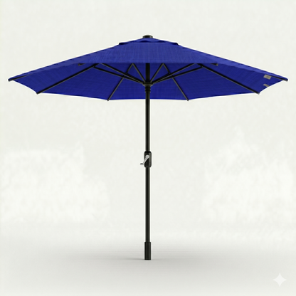 Lighthouse Casual Swirl Tilt Solar Umbrella with LED Lights