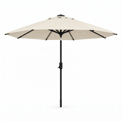 Lighthouse Casual Swirl Tilt Solar Umbrella with LED Lights
