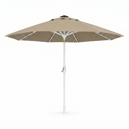 Lighthouse Casual Swirl Tilt Solar Umbrella with LED Lights