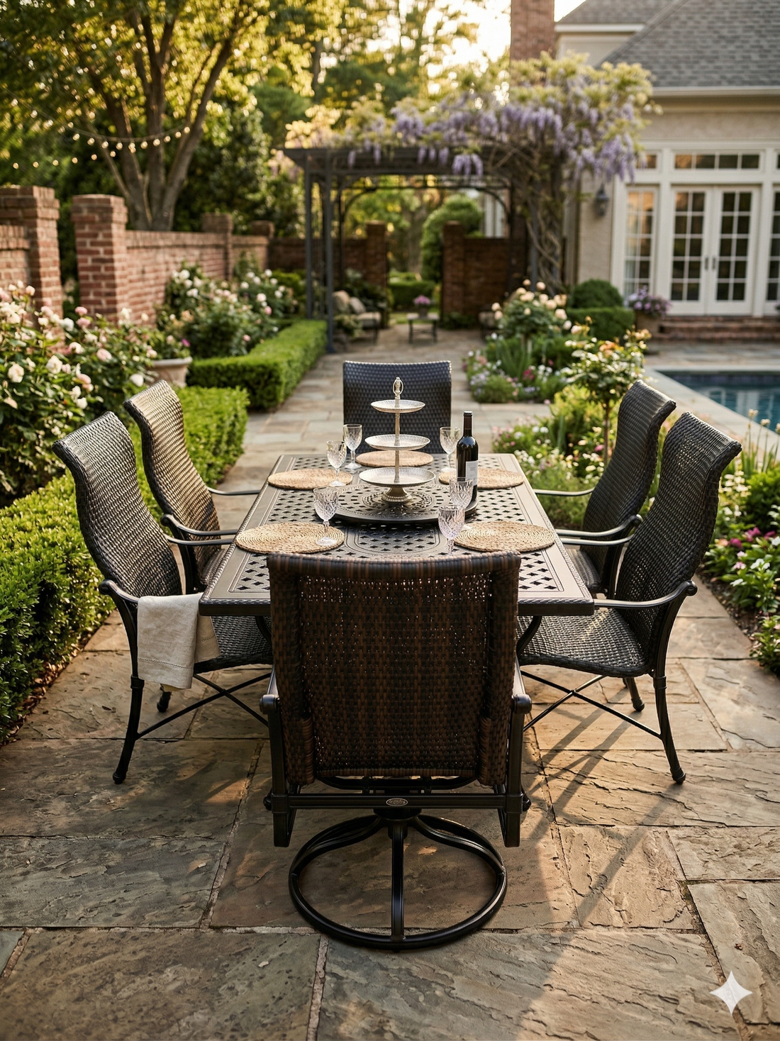 Gensun Grand Terrace 72" Dining