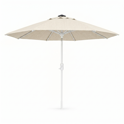Lighthouse Casual Swirl Tilt Solar Umbrella with LED Lights