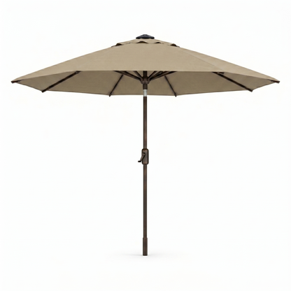 Lighthouse Casual Swirl Tilt Solar Umbrella with LED Lights