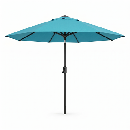 Lighthouse Casual Swirl Tilt Solar Umbrella with LED Lights