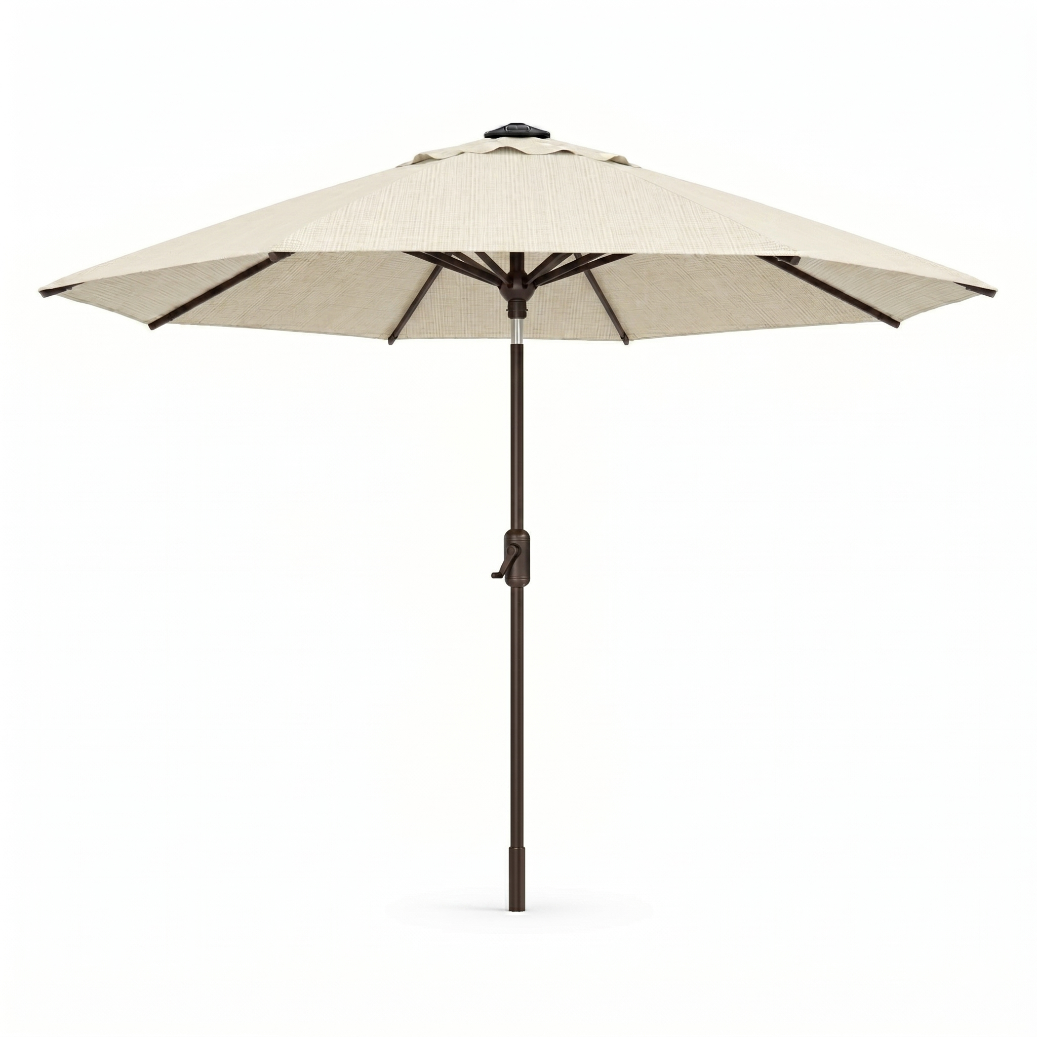 Lighthouse Casual Swirl Tilt Solar Umbrella with LED Lights