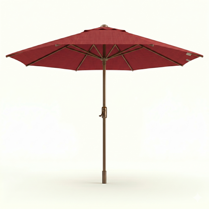 Lighthouse Casual Swirl Tilt Solar Umbrella with LED Lights