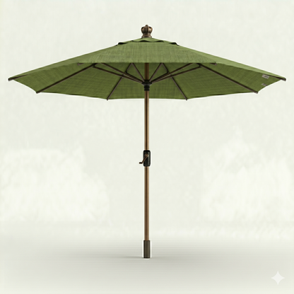 Lighthouse Casual Swirl Tilt Solar Umbrella with LED Lights