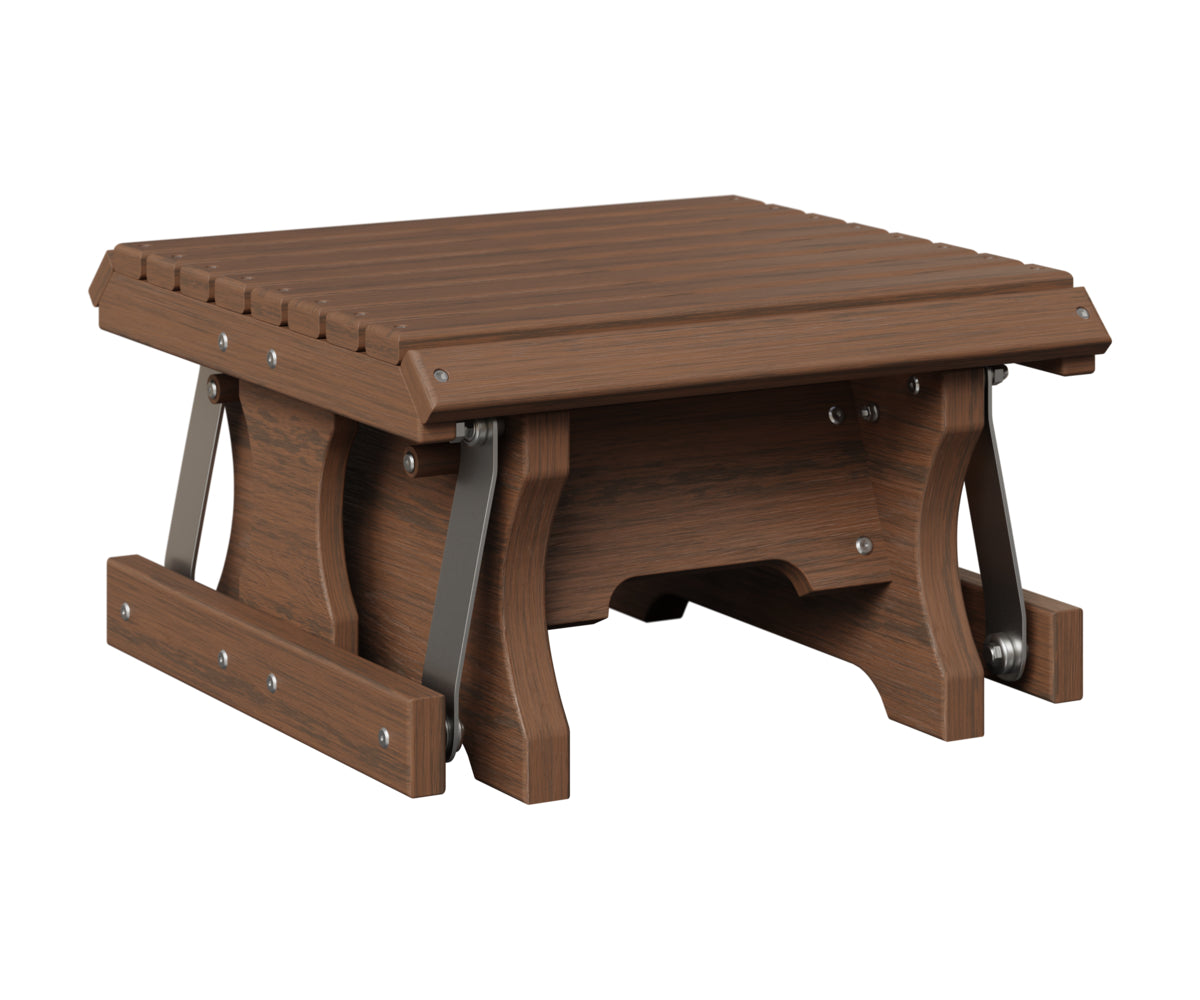 Berlin Gardens Gliding Footstool in Brazilian Walnut