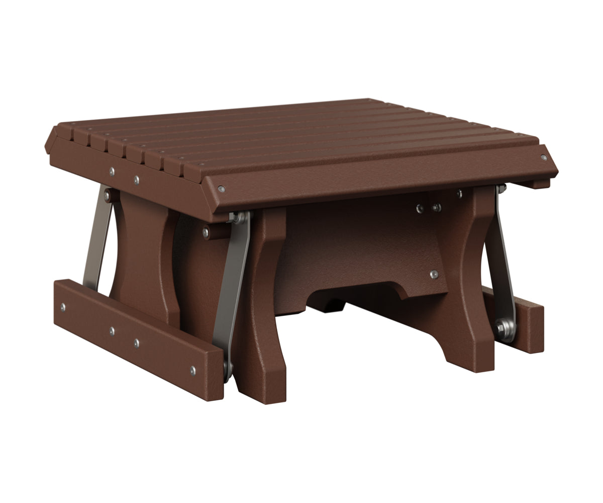 Berlin Gardens Gliding Footstool in Chocolate Brown