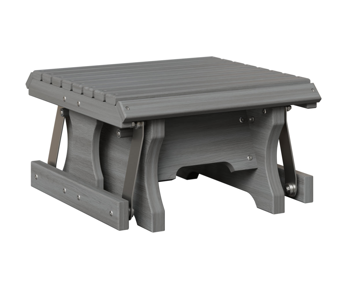 Berlin Gardens Gliding Footstool in Driftwood Gray