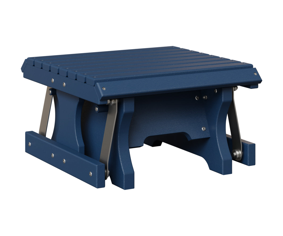 Berlin Gardens Gliding Footstool in Navy Blue