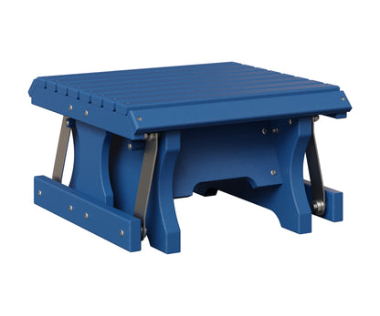Berlin Gardens Gliding Footstool in Pacific Blue