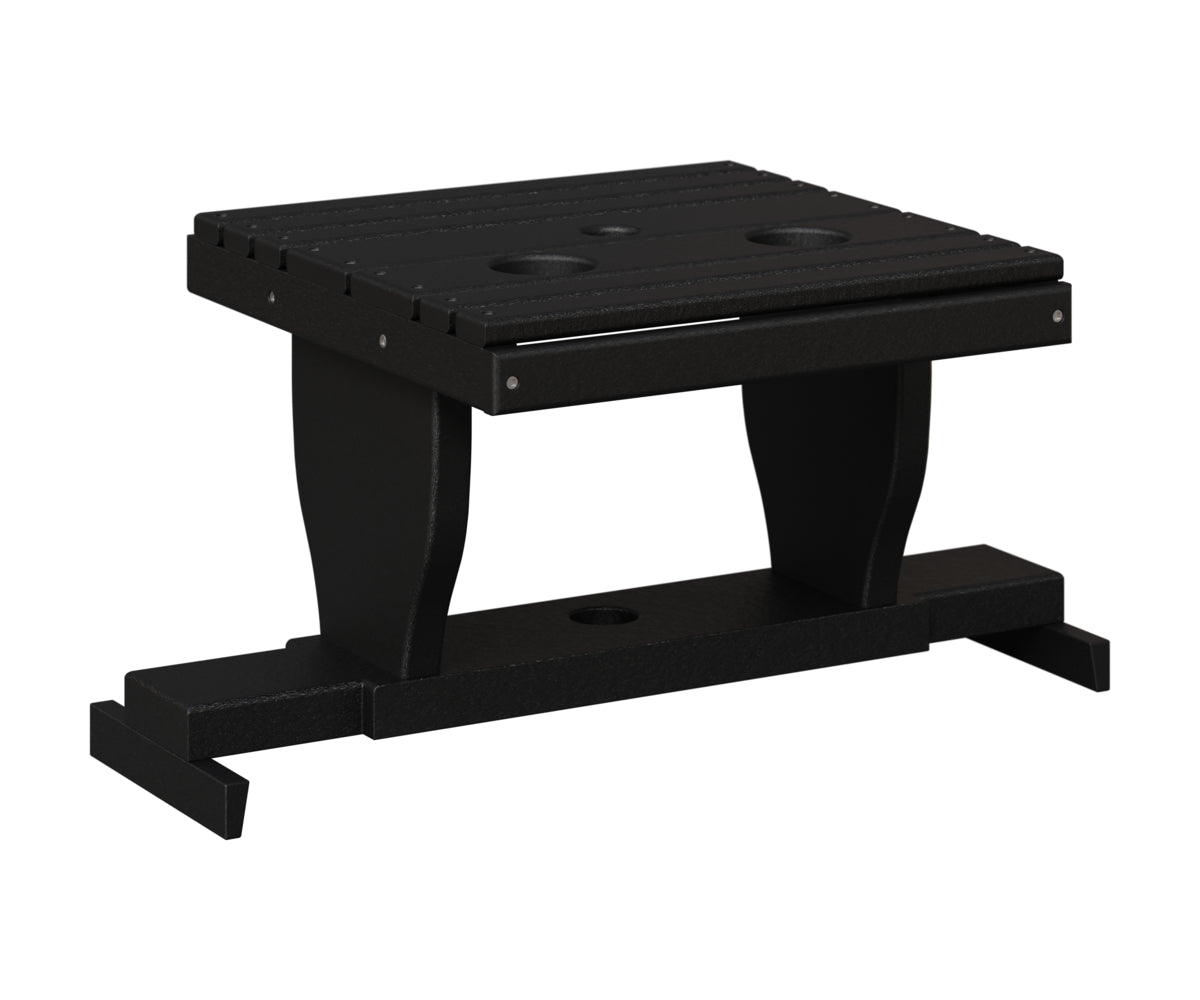 Berlin Gardens Gliding Settee Table in Black