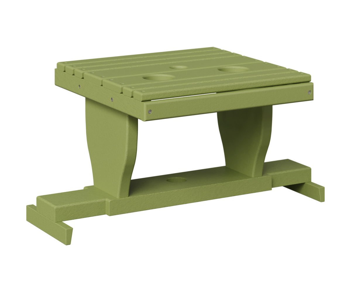 Berlin Gardens Gliding Settee Table in Kiwi Green