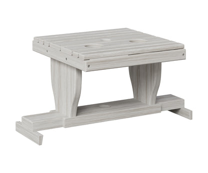 Berlin Gardens Gliding Settee Table in Seashell