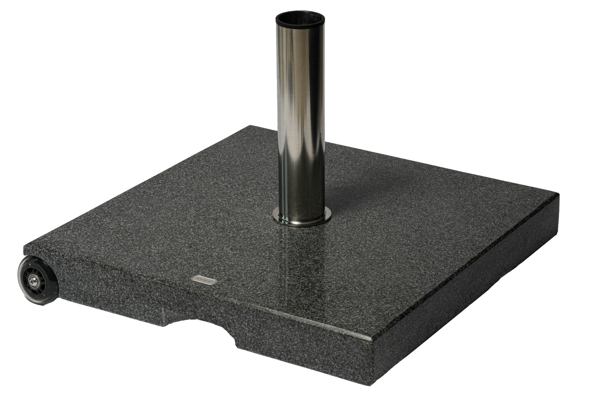88 lb Granite Rolling Base – Heavy-Duty Mobile Umbrella Stand with Wheels