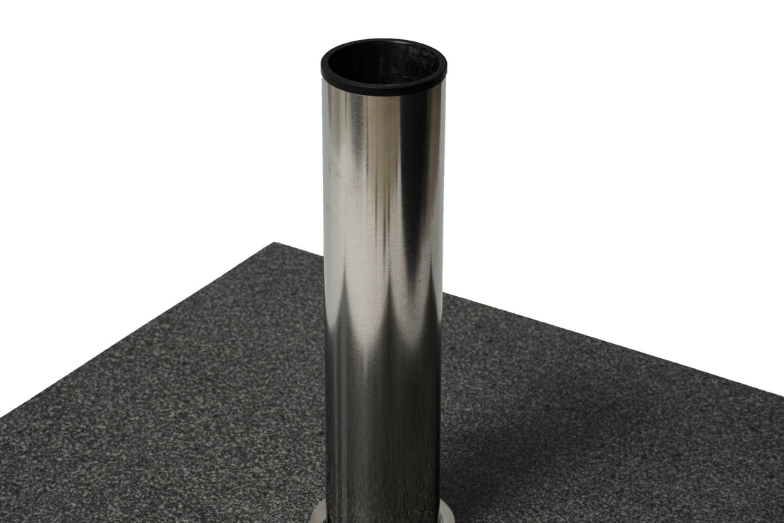 88 lb Granite Rolling Base – Heavy-Duty Mobile Umbrella Stand with Wheels