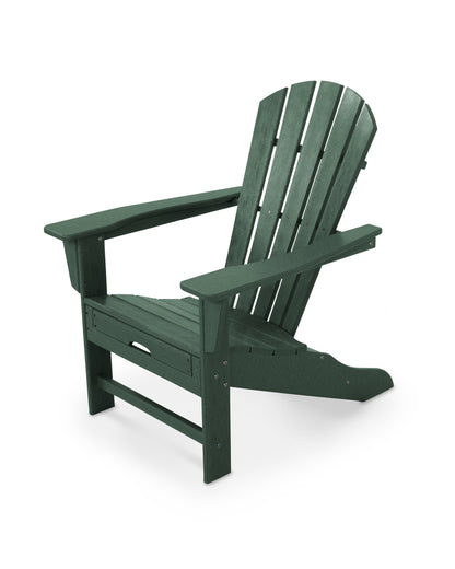 POLYWOOD Palm Coast Ultimate Adirondack with Hideaway Ottoman