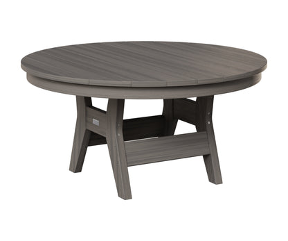 Berlin Gardens Harbor 38" Round Conversation Table in Coastal Gray