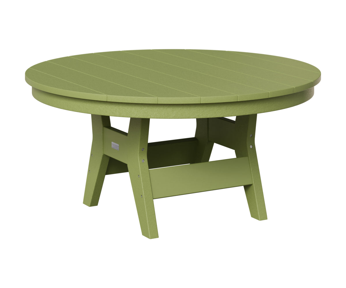 Berlin Gardens Harbor 38" Round Conversation Table in Kiwi Green