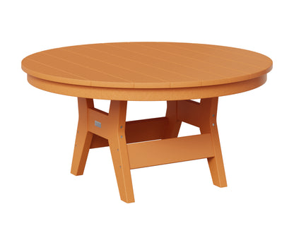 Berlin Gardens Harbor 38" Round Conversation Table in Mango Orange