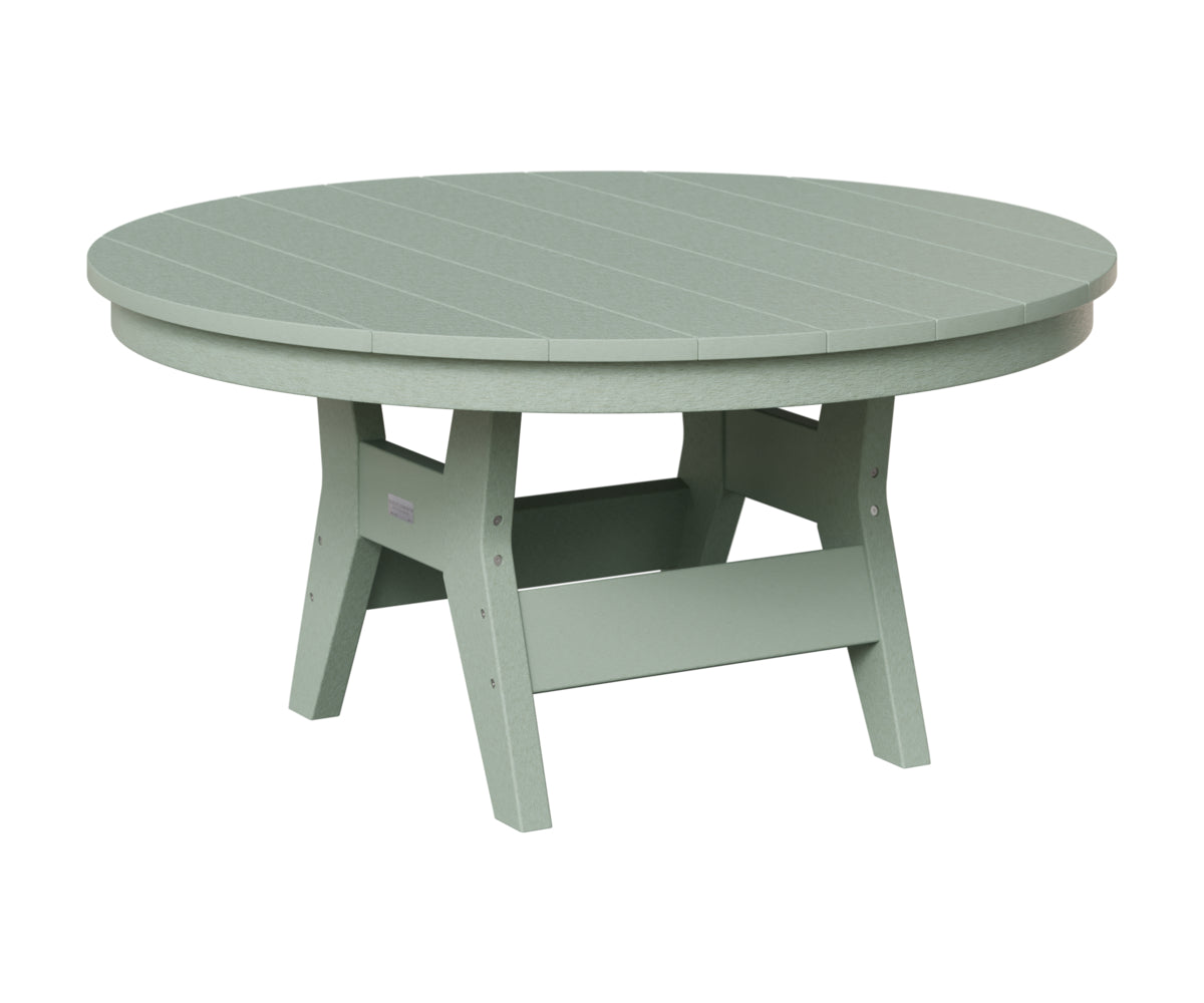 Berlin Gardens Harbor 38" Round Conversation Table in Sea Foam