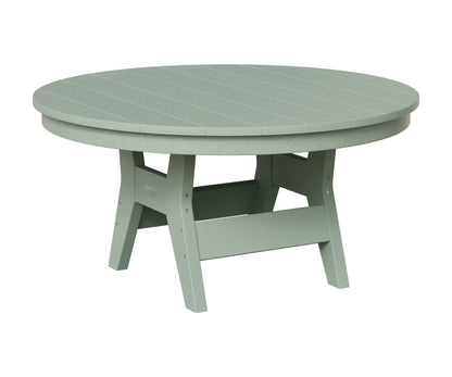 Berlin Gardens Harbor 38" Round Conversation Table in Sea Foam