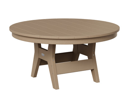 Berlin Gardens Harbor 38" Round Conversation Table in Weatherwood