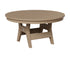 Berlin Gardens Harbor 38" Round Conversation Table in Weatherwood