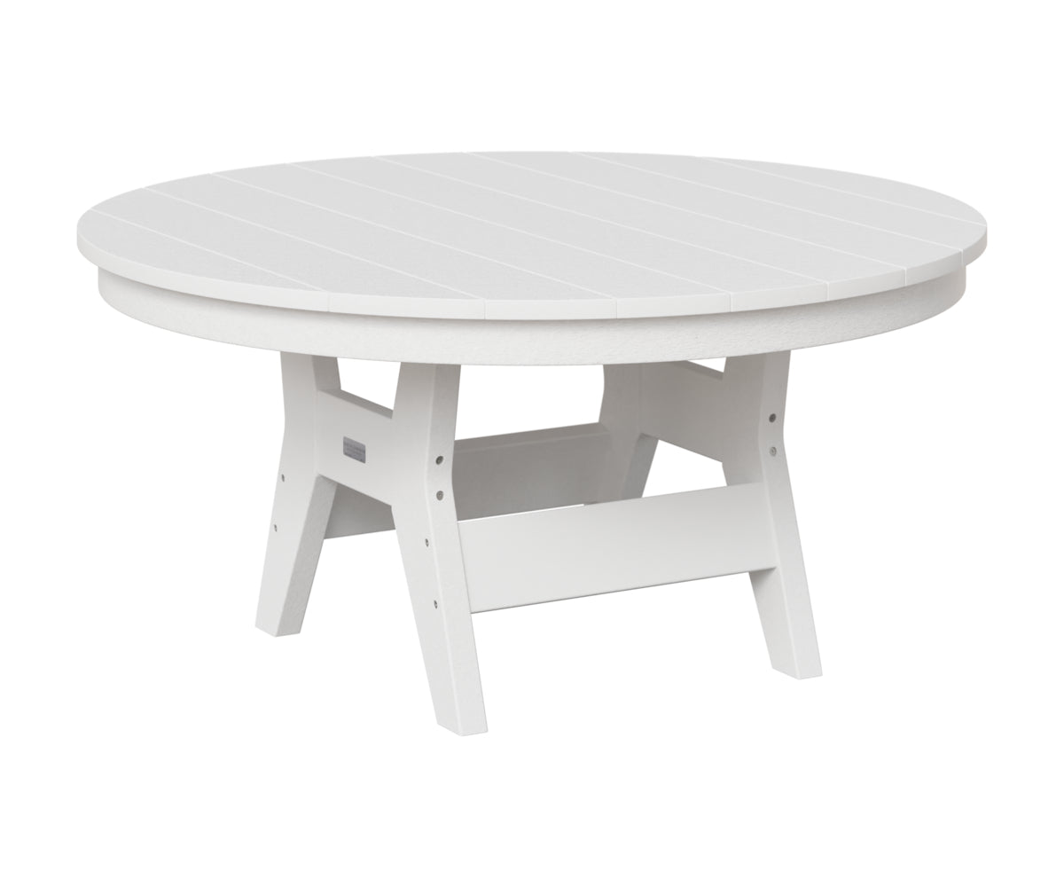 Berlin Gardens Harbor 38" Round Conversation Table in White