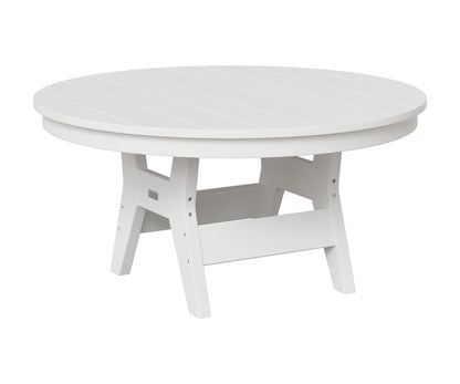 Berlin Gardens Harbor 38" Round Conversation Table in White