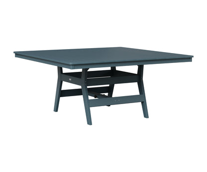 Berlin Gardens Harbor 66" Square Table in Slate