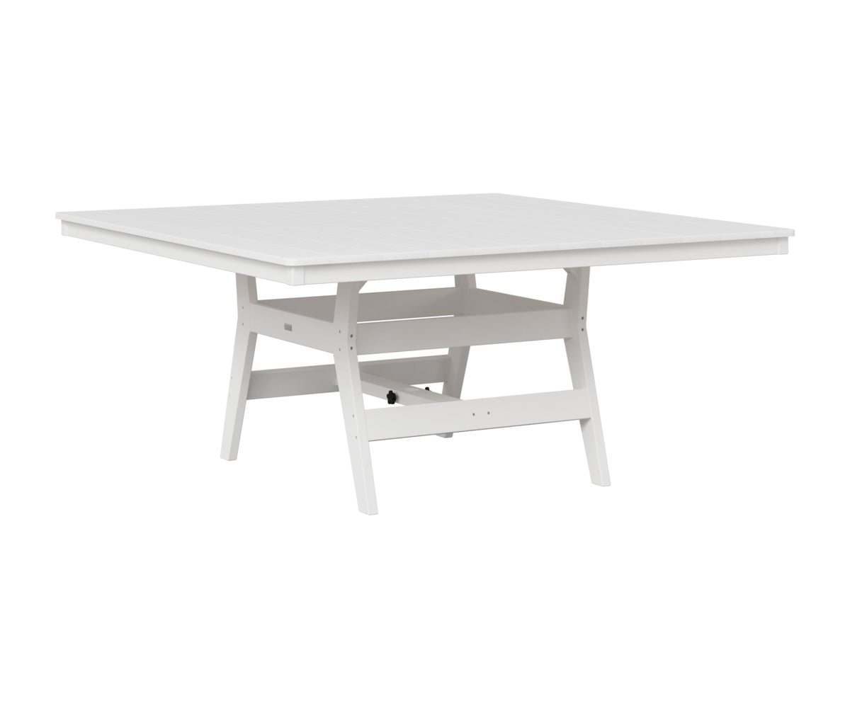 Berlin Gardens Harbor 66" Square Table in White