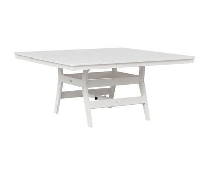 Berlin Gardens Harbor 66" Square Table in White