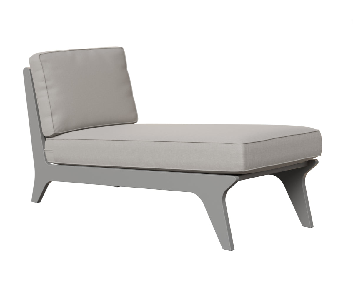 Berlin Gardens Hartley Chaise in Fog