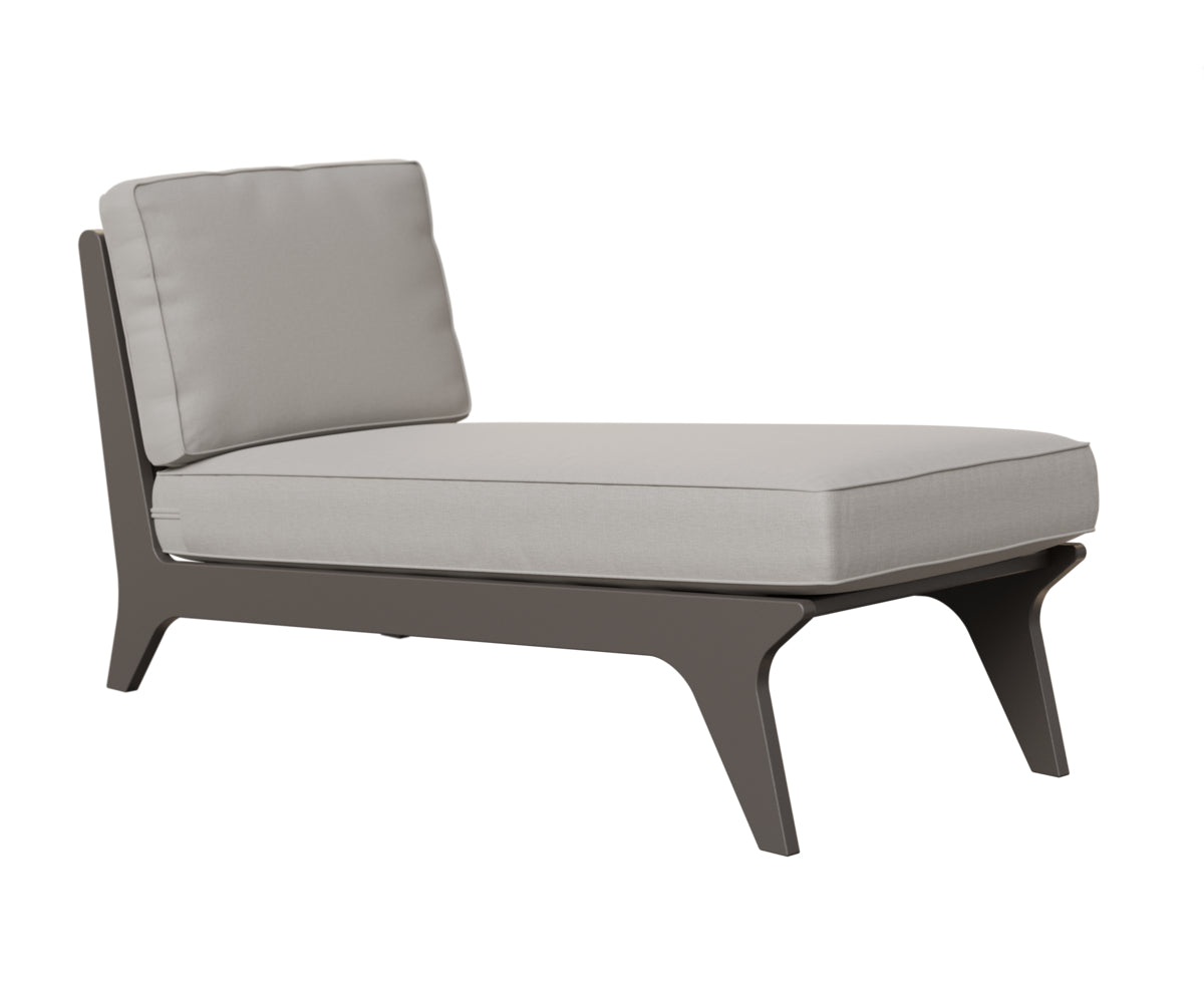 Berlin Gardens Hartley Chaise in Graphite