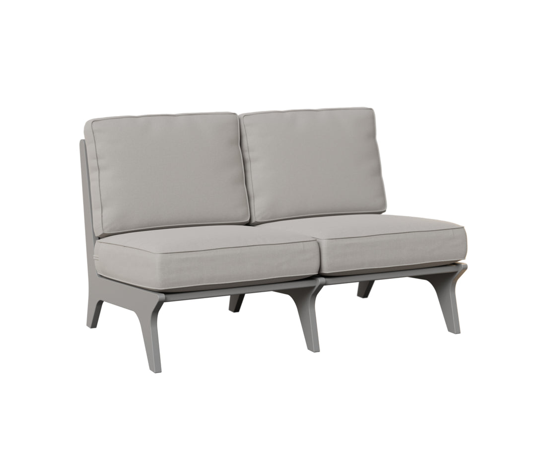 Berlin Gardens Hartley Loveseat in Fog
