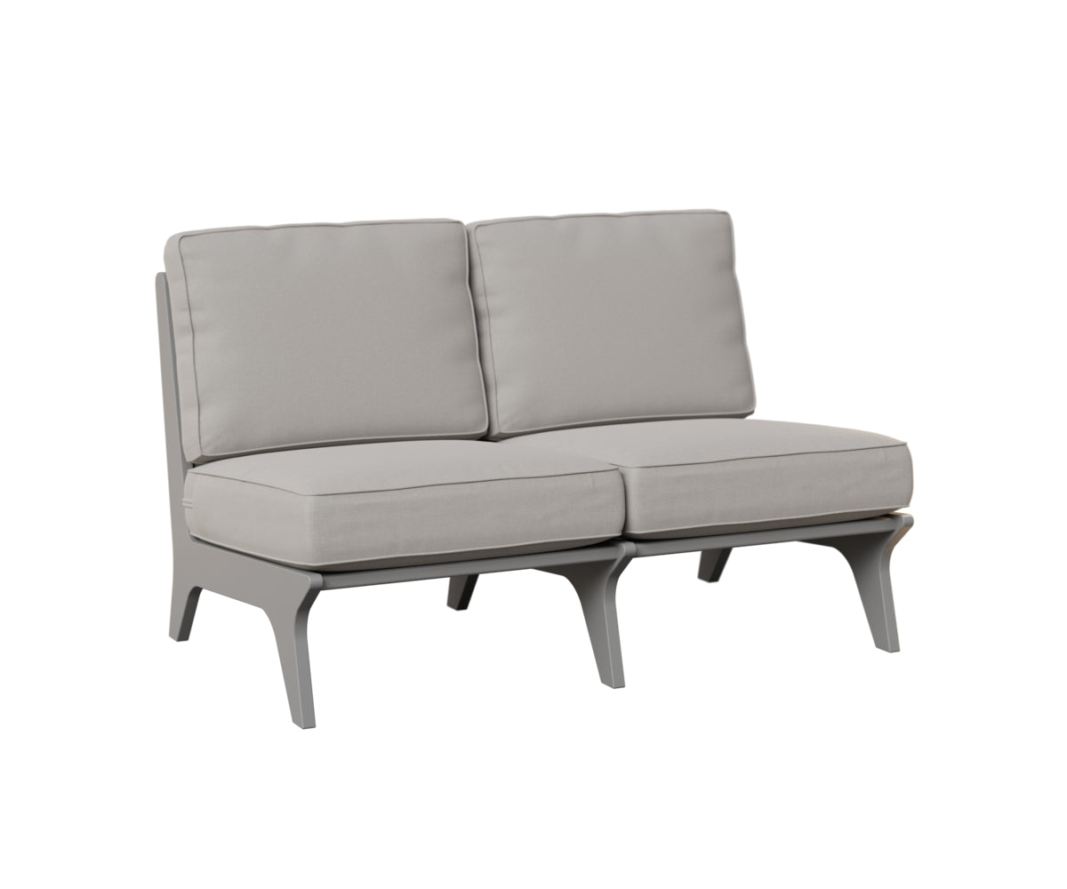 Berlin Gardens Hartley Loveseat in Fog