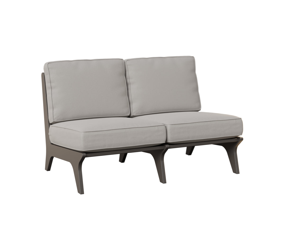 Berlin Gardens Hartley Loveseat in Graphite