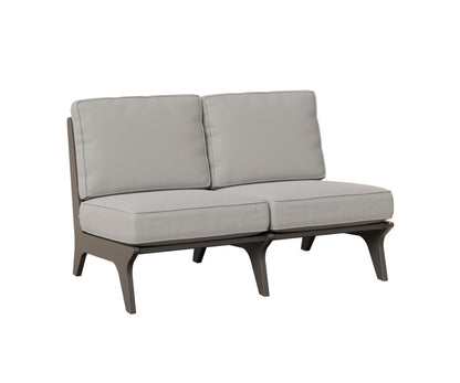 Berlin Gardens Hartley Loveseat in Graphite