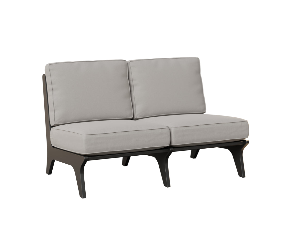 Berlin Gardens Hartley Loveseat in Black