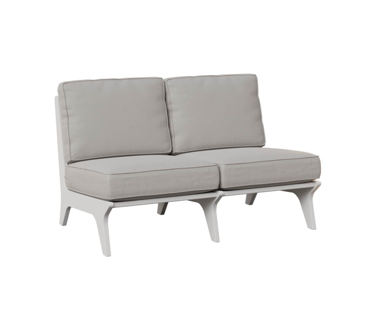 Berlin Gardens Hartley Loveseat in White