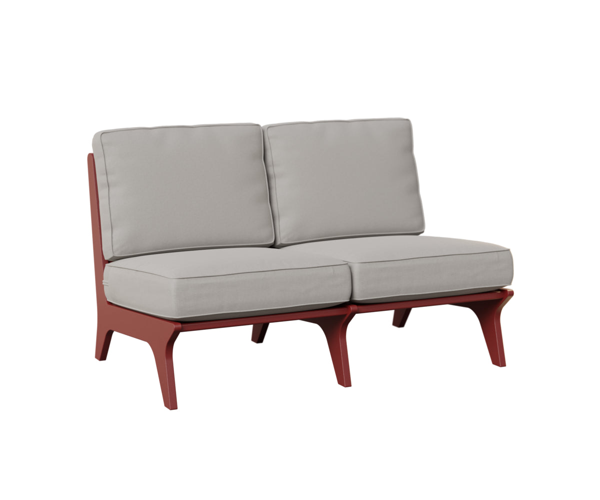Berlin Gardens Hartley Loveseat in Red