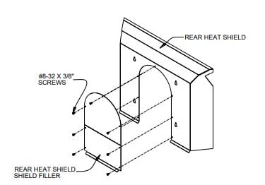 Hearthstone Rear Heat Shield (Heritage/Mansfield)