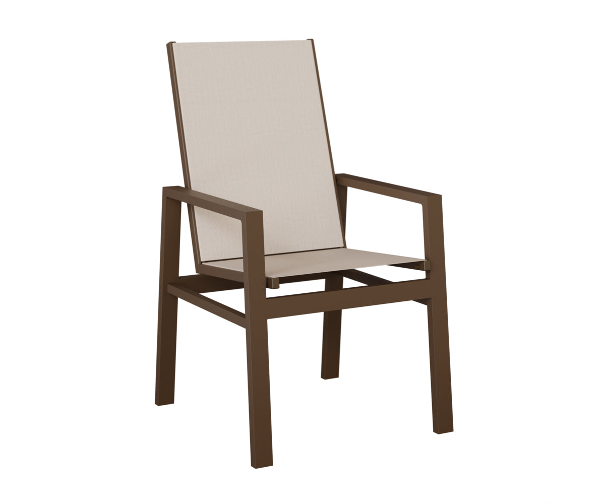 Berlin Gardens Vida High-Back Sling Dining Chair, lifestyle photo 1