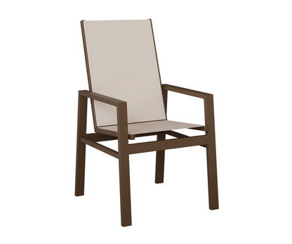 Berlin Gardens Vida High-Back Sling Dining Chair, lifestyle photo 1