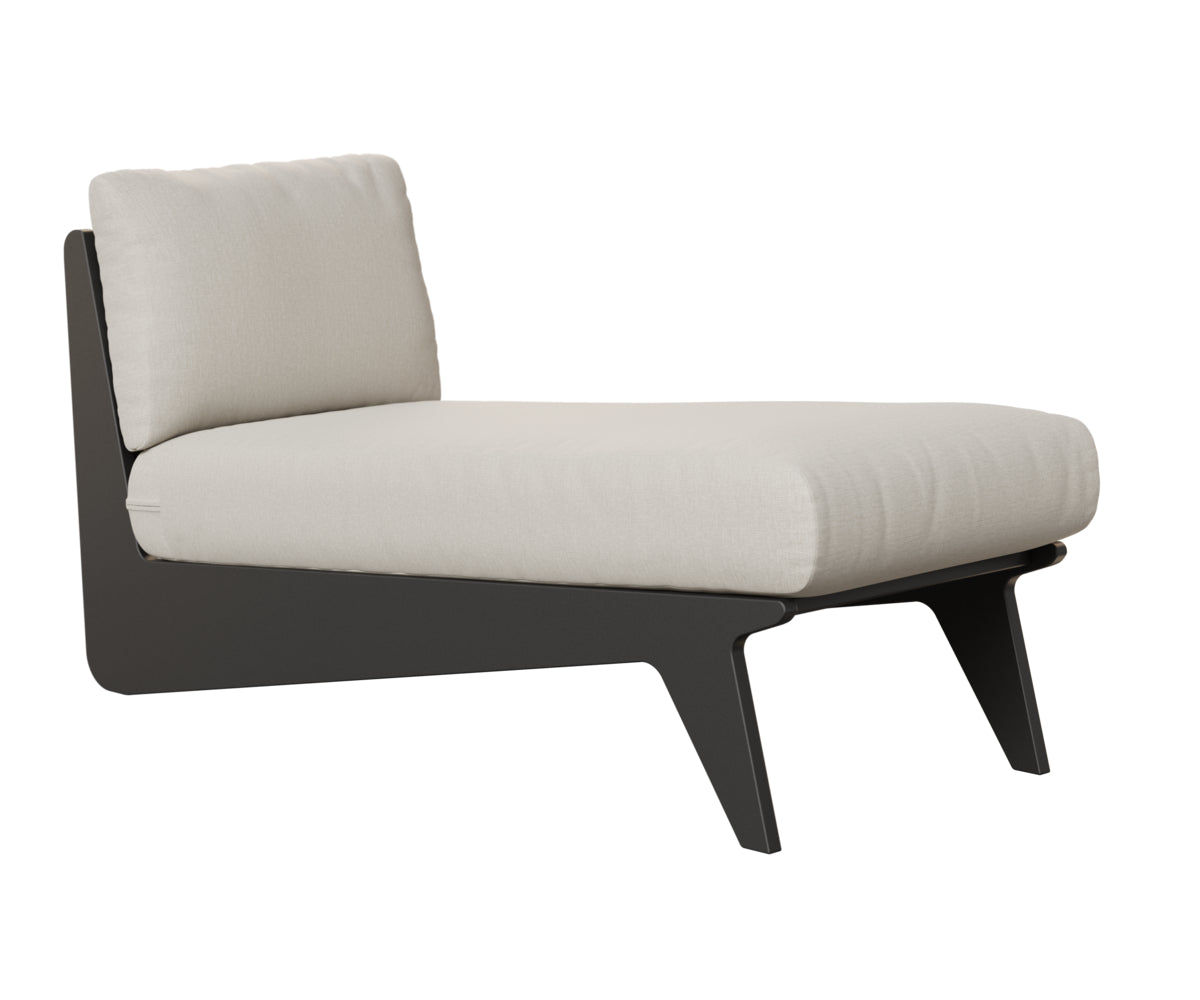 Berlin Gardens Holland Chaise in Black