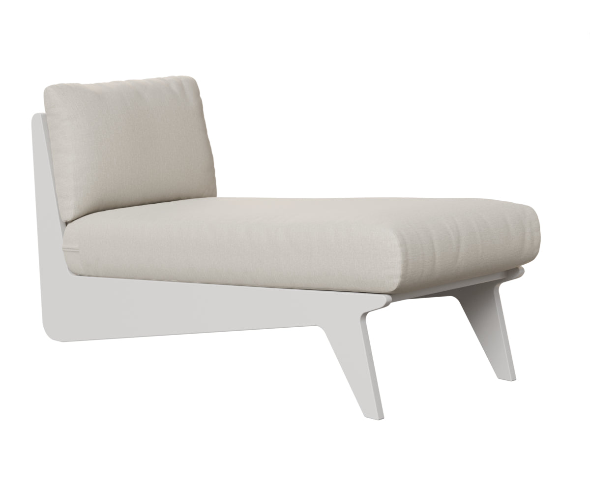 Berlin Gardens Holland Chaise in White