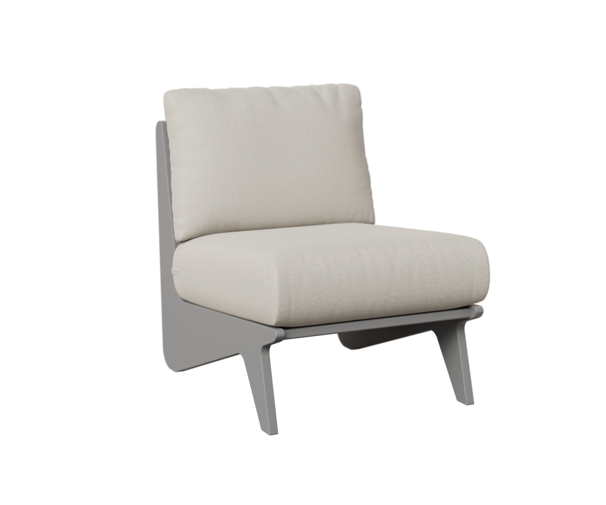 Berlin Gardens Holland Club Chair in Fog