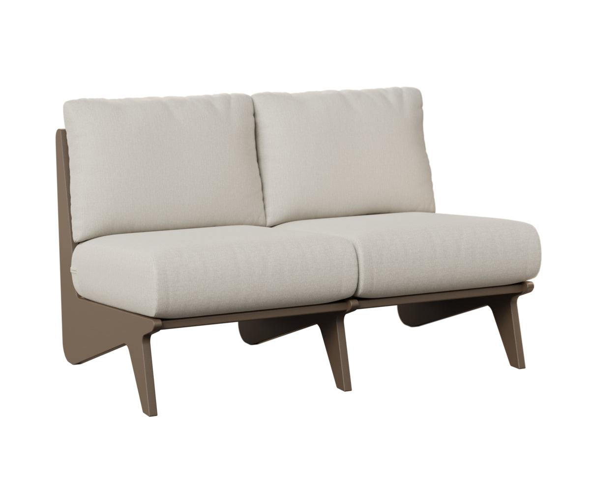 Berlin Gardens Holland Loveseat in Clay